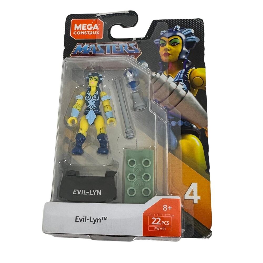 Mega Construx He-Man Masters of the Universe Evil-Lyn‎ Buildable Figure off card